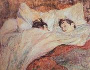 Henri de toulouse-lautrec the bed Spain oil painting artist